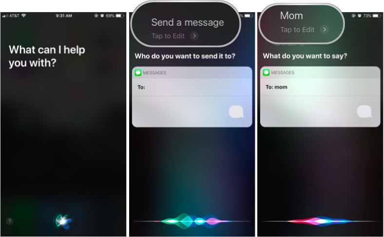 How to use iOS and Siri to send a text