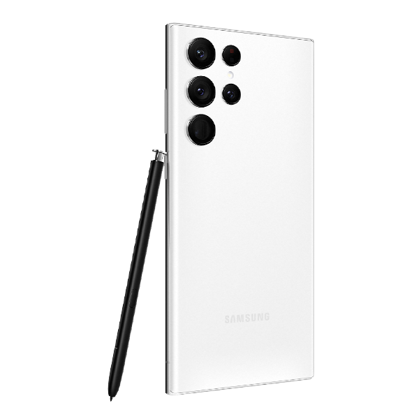 Cutout of Samsung S22 Ultra in white