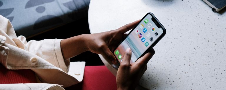 Women uses her iPhone to cut down and reduce mobile data usage