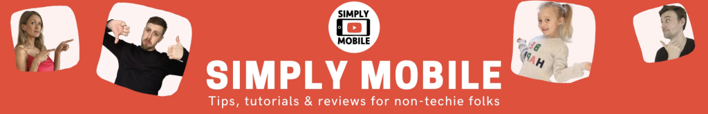 Simply Mobile tutorials and guides YouTube banner