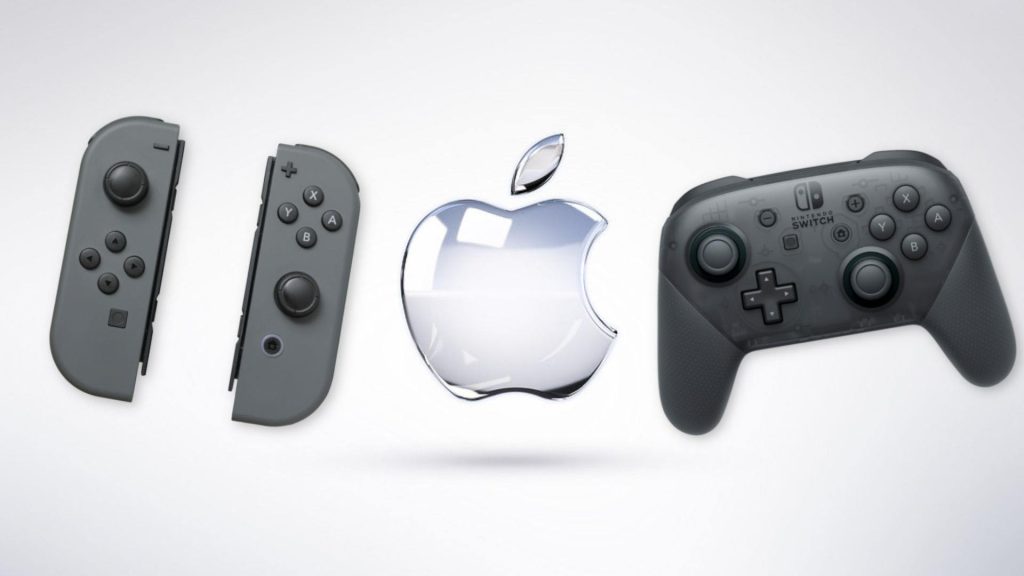 Nintendo joysticks and controller for Apple iOS 16