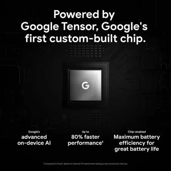 Google Tensor CPU infographic for Pixel 6 Pro
