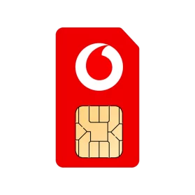 Cutout of Vodafone Business SIM only contract plan with Unlimited Data