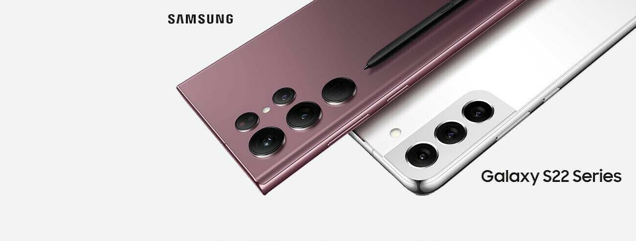 Close up shot of Samsung S22 Plus camera system