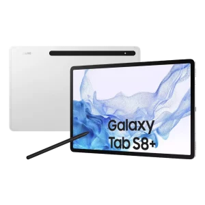 Product image for Galaxy Tab S8 Plus business deals in Silver with S-Pen stylus