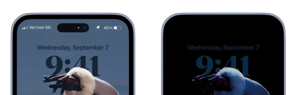 Apple "Always-on" display