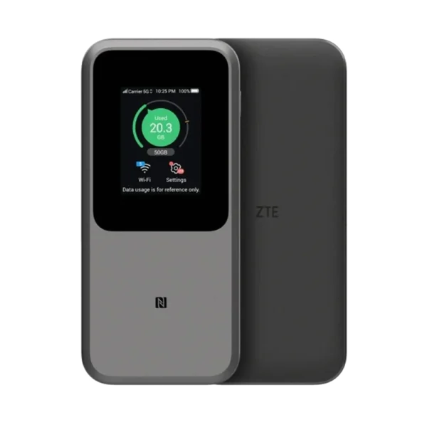 ZTE MU5120 5G Mobile Wifi router front & rear side