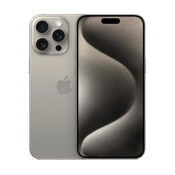 iPhone 15 Pro for business Natural product image cutout
