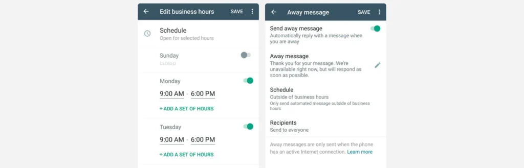 Whatsapp for Business - Messaging Scheduling