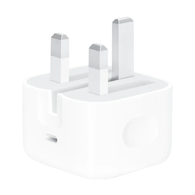 Apple charger 20" USB-C port power adapter in white