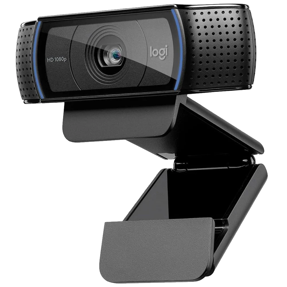 Cutout of Logitech HD webcam home office accessory