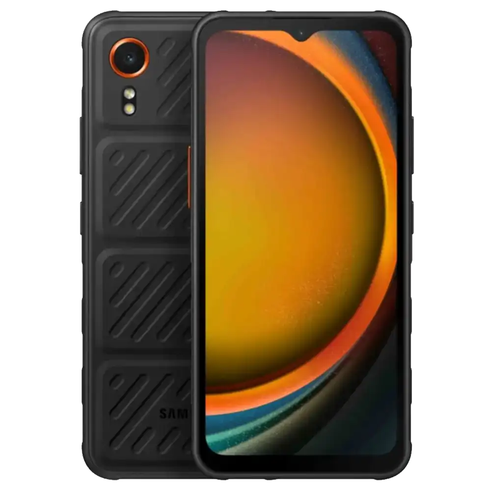 Samsung Galaxy Xcover 7 black front and back