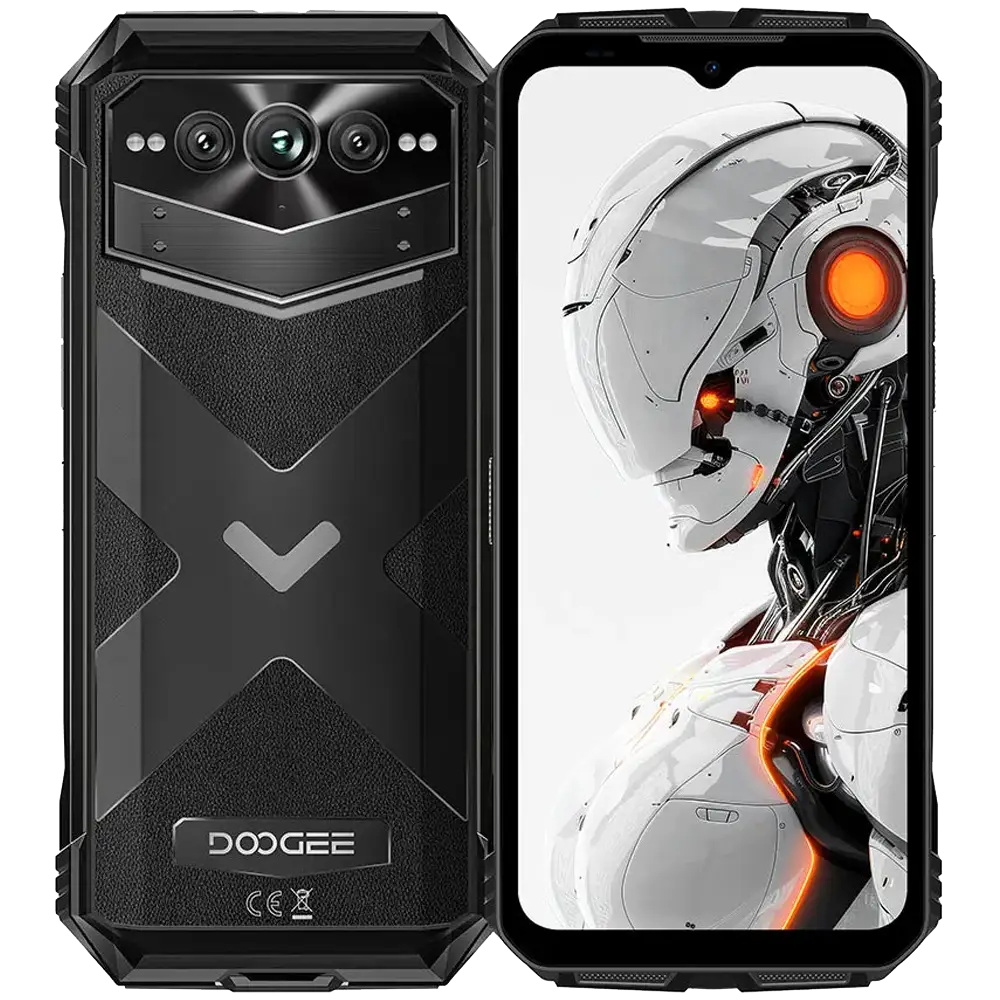 Front & rear side of Doogee V Max Pro best battery rugged phone