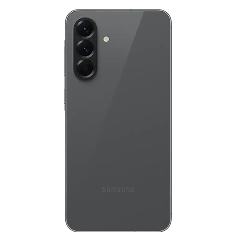 Rear side of Galaxy A56 in dark grey