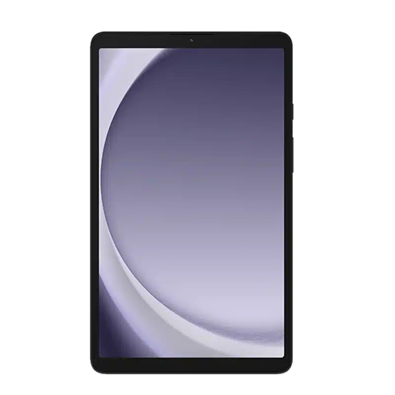 Front side of Galaxy Tab A9 4G screen in dark grey