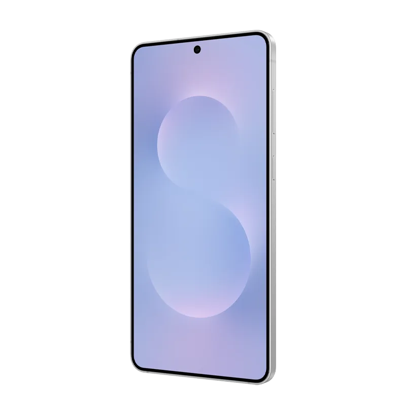 Samsung Galaxy S25 Edge Titanium Icy Blue screen