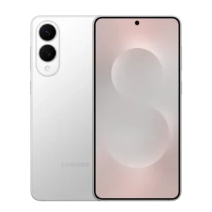 Samsung Galaxy S25 Edge Titanium Silver Front and back business