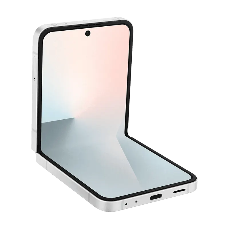 Samsung Galaxy Z Flip 7 FE in White