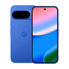 Google Pixel 10 Pro Fold front & rear side in Indigo blue