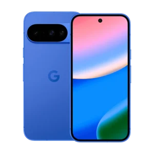 Google Pixel 10 Pro Fold front & rear side in Indigo blue