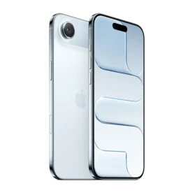 Front & rear side of Apple iPhone Air in Sky Blue