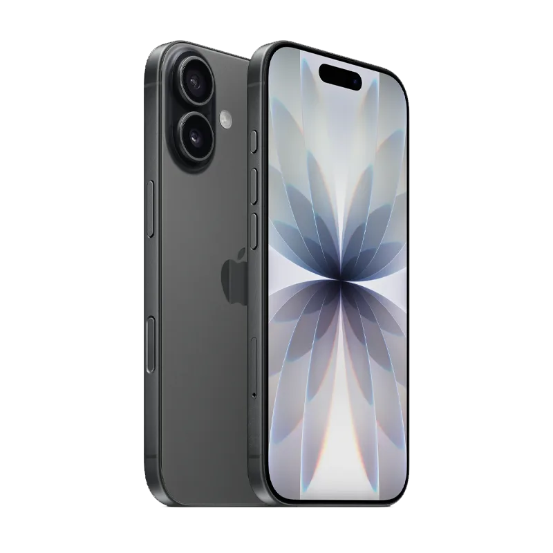 Front & rear sides of the Apple iPhone 17 in Black