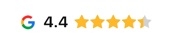 Google 4.4 star rating