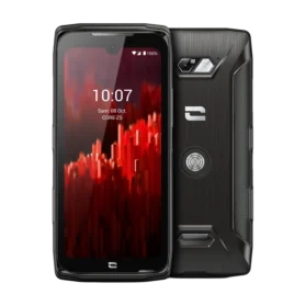 Front and back view of the durable Crosscall Core Z5 5G, showcasing its main features.