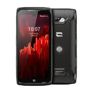 Front and back view of the durable Crosscall Core Z5 5G, showcasing its main features.