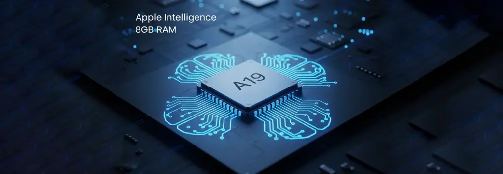 Concept design for new Apple iPhone 17e A19 CPU chip