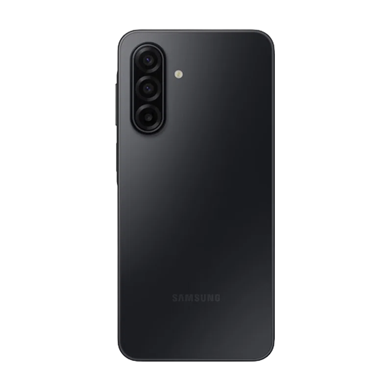 Rear side of Samsung Galaxy A17 5G in Black with triple camera