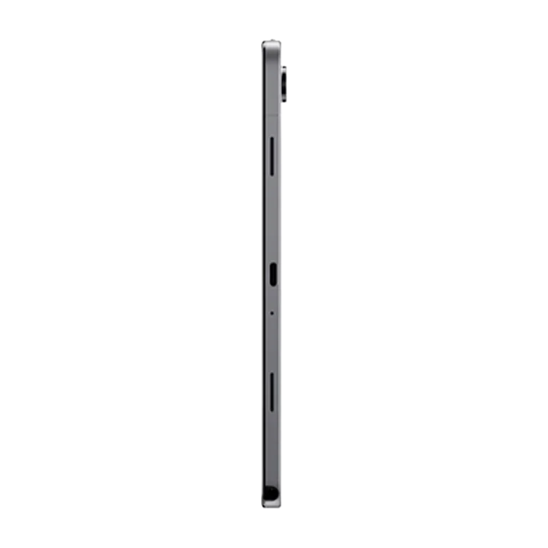 Side profile shot of Samsung Galaxy Tab A11+ 5G tablet in grey
