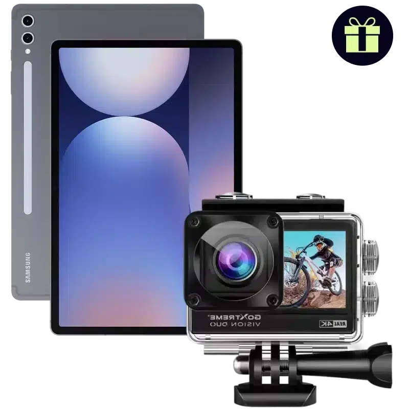 Samsung Tab S10 Plus + FREE GoXtreme Vision Duo 4K Ultra HD Action Camera