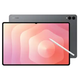 Samsung Galaxy Tab S11 Ultra in grey with S-pen stylus