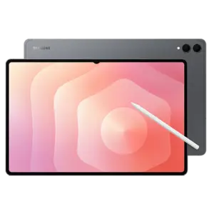 Samsung Galaxy Tab S11 Ultra in grey with S-pen stylus